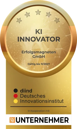 KI Innovator – Erfolgsmagneten GmbH, Deutsches Innovationsinstitut (diind), gültig bis 11/2027